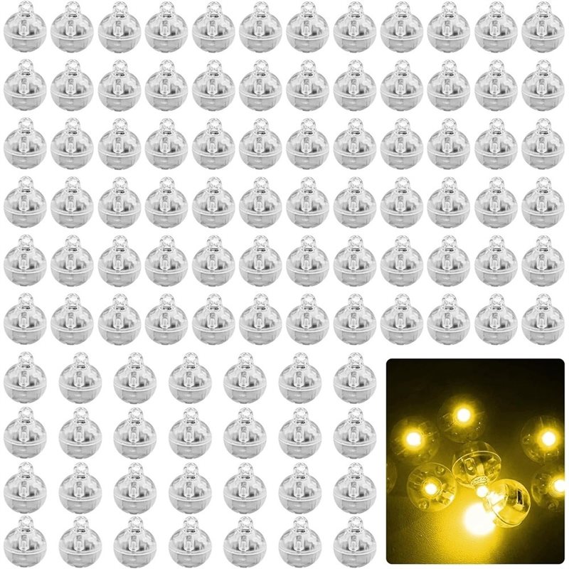 Led Balloon Light - ABLN-Balon Işıkları 100'lü Paket, Mini LED
