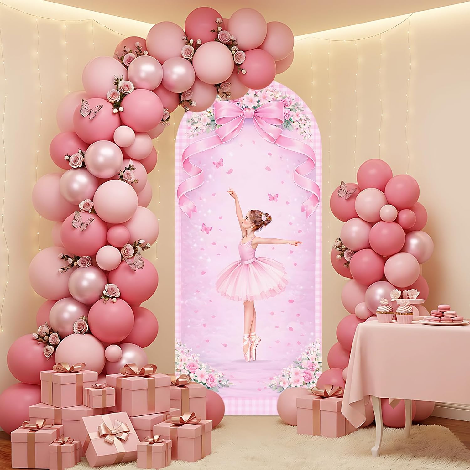Özel 2 Taraflı Balerin Kemerli - Dessert Table Backdrop incelemesi ve fiyatı