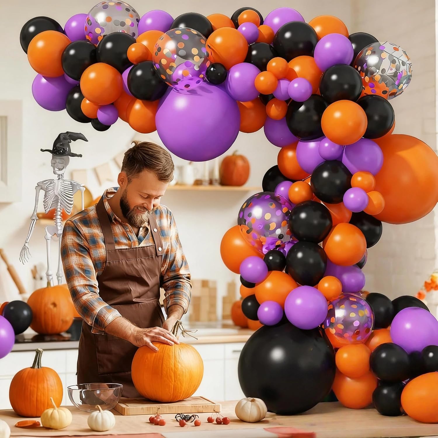 Jobkoo Cadılar Bayramı Balon Ç - Balloon Arch Kit incelemesi ve fiyatı
