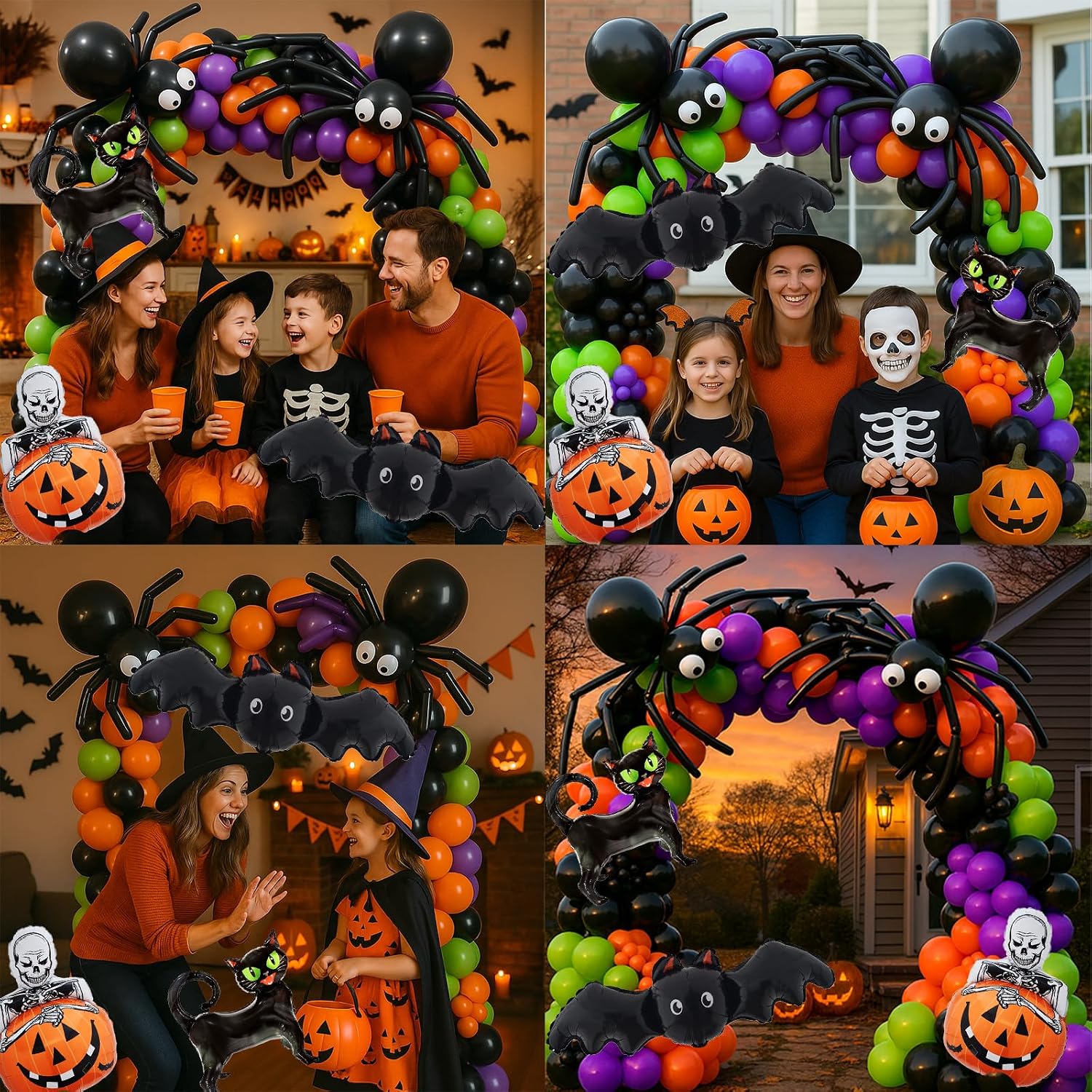 173 parçalı Cadılar Bayramı Ba - Balloon Arch Kit incelemesi ve fiyatı