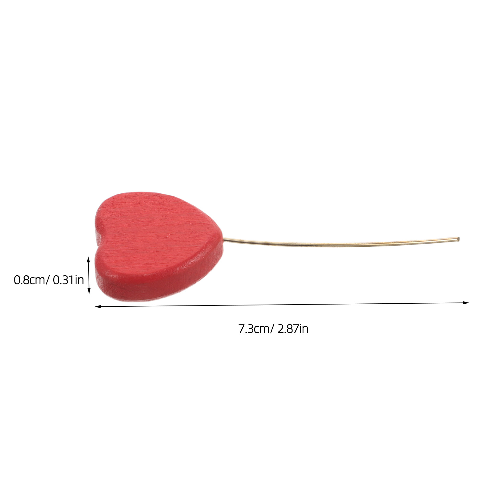 6 Adet Mini Ahşap Kalp Çubukla - Centerpiece Stick incelemesi ve fiyatı